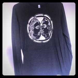 Men’s long sleeved shirt.